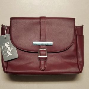 Damsel in Defense Handbag "Janie's Gotta" -Wine- for Compact Weapon
